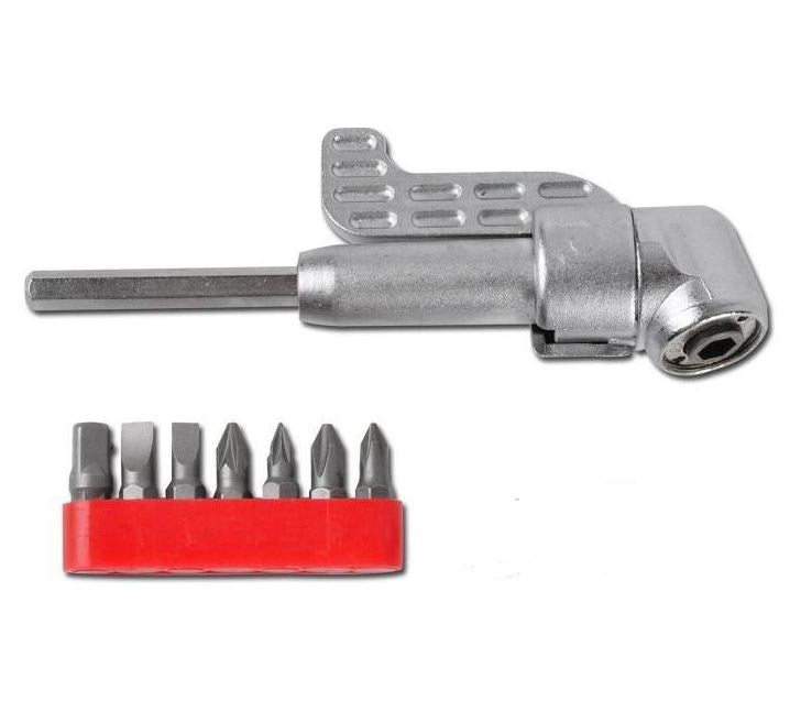 ANGLE ADAPTER WITH BITS 1/4" (6.3 MM) (SKA08-B)