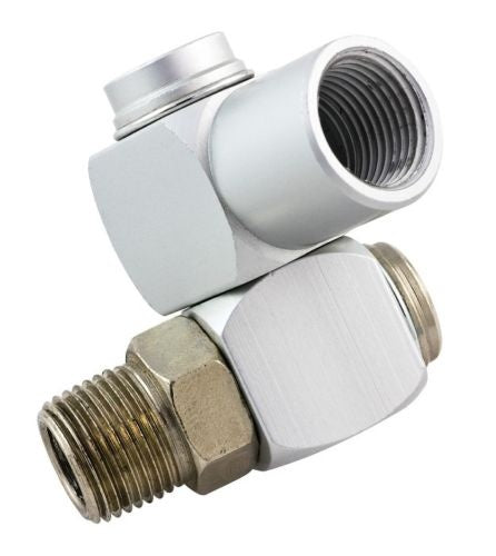 PNEUMATIC SWIVEL COUPLER 360° | 6.3 MM (1/4") FEMALE / MALE THREAD (LF-30)