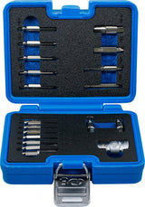 SCREW EXTRACTOR SET | FOR INTERNAL HEXAGON 1.5 - 10 MM / T-STAR (FOR TORX) | T10 - T55 | 19 PCS. (9173-1)