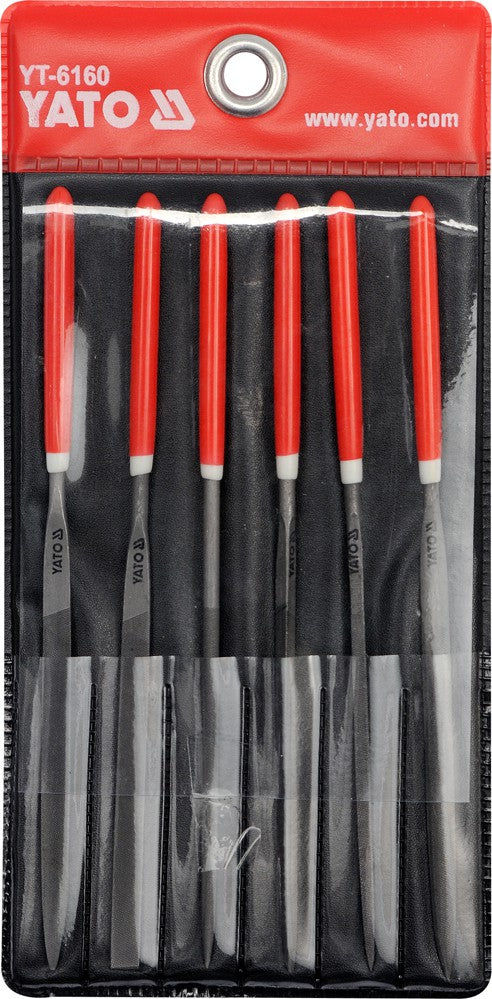 NEEDLE FILE SET 6PCS  3X140X65MM (YT-6160)