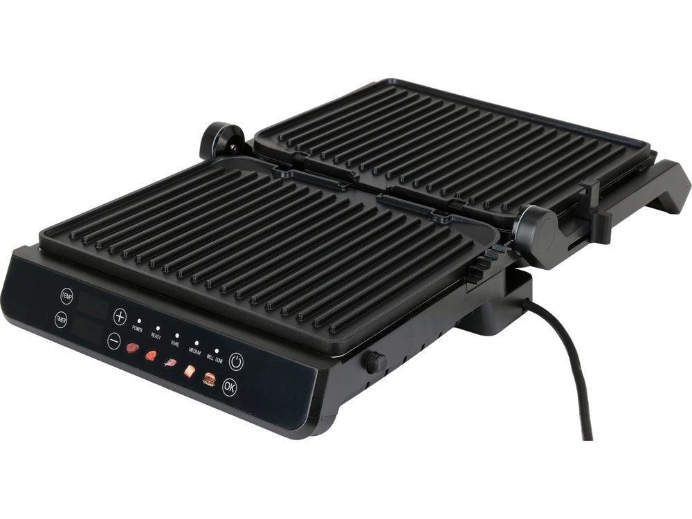 ELECTRIC GRILL, WAFFLE MAKER 2IN1 2000W, LED CONTROL PANEL (67440)