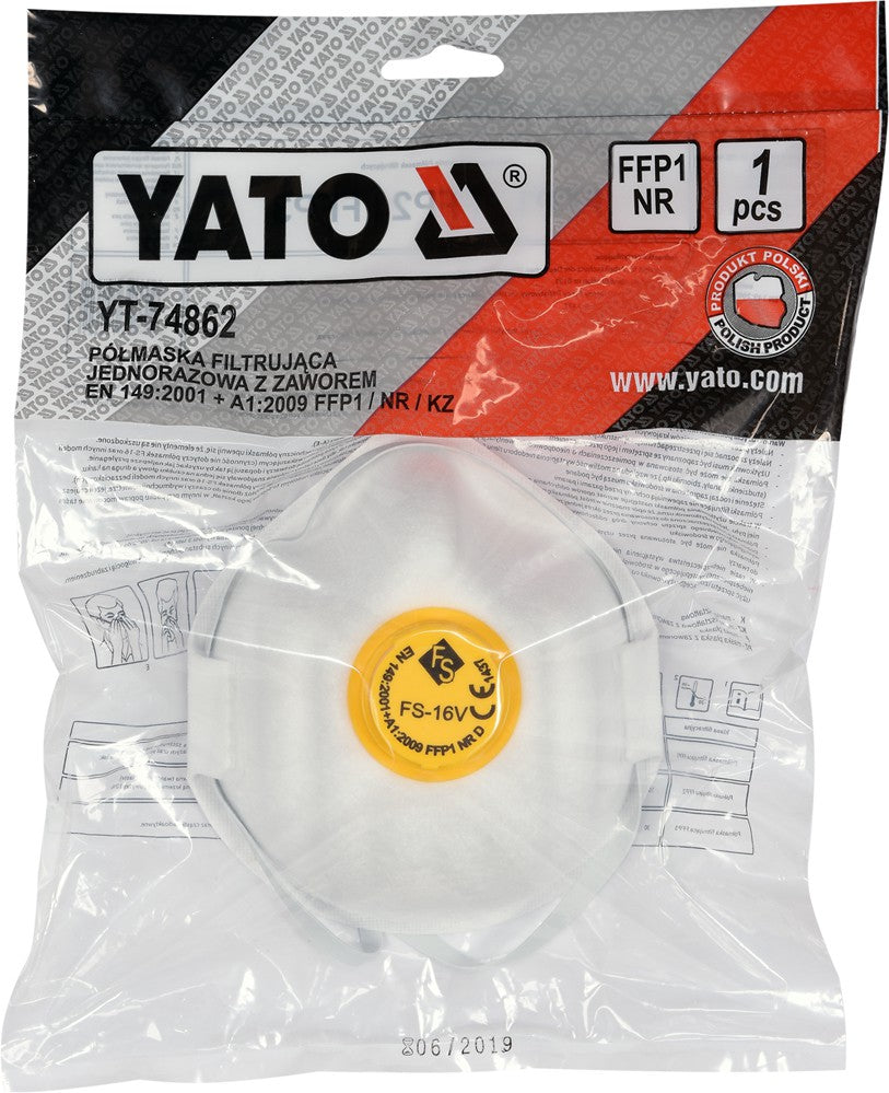 DISPOSABLE DUST MASKS FFP1/KZ (YT-74862)