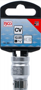 BIT ADAPTOR WITH RETAINING BALL | 12.5 MM (1/2") DRIVE | INTERNAL HEXAGON 8 MM (5/16") (293)
