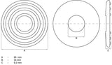 REPLACEMENT RUBBER PAD | FOR BGS 2889 (2889-2)