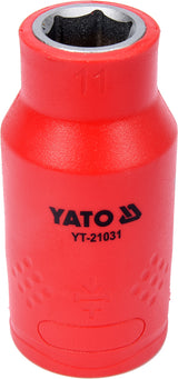 INSULATED HEXAGONAL SOCKET 11MM 1/2" VDE (YT-21031)