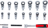 PUSH-FIT RATCHET RING WRENCH AND BIT SET | 6 - 20 MM | 27 PCS. (84529)