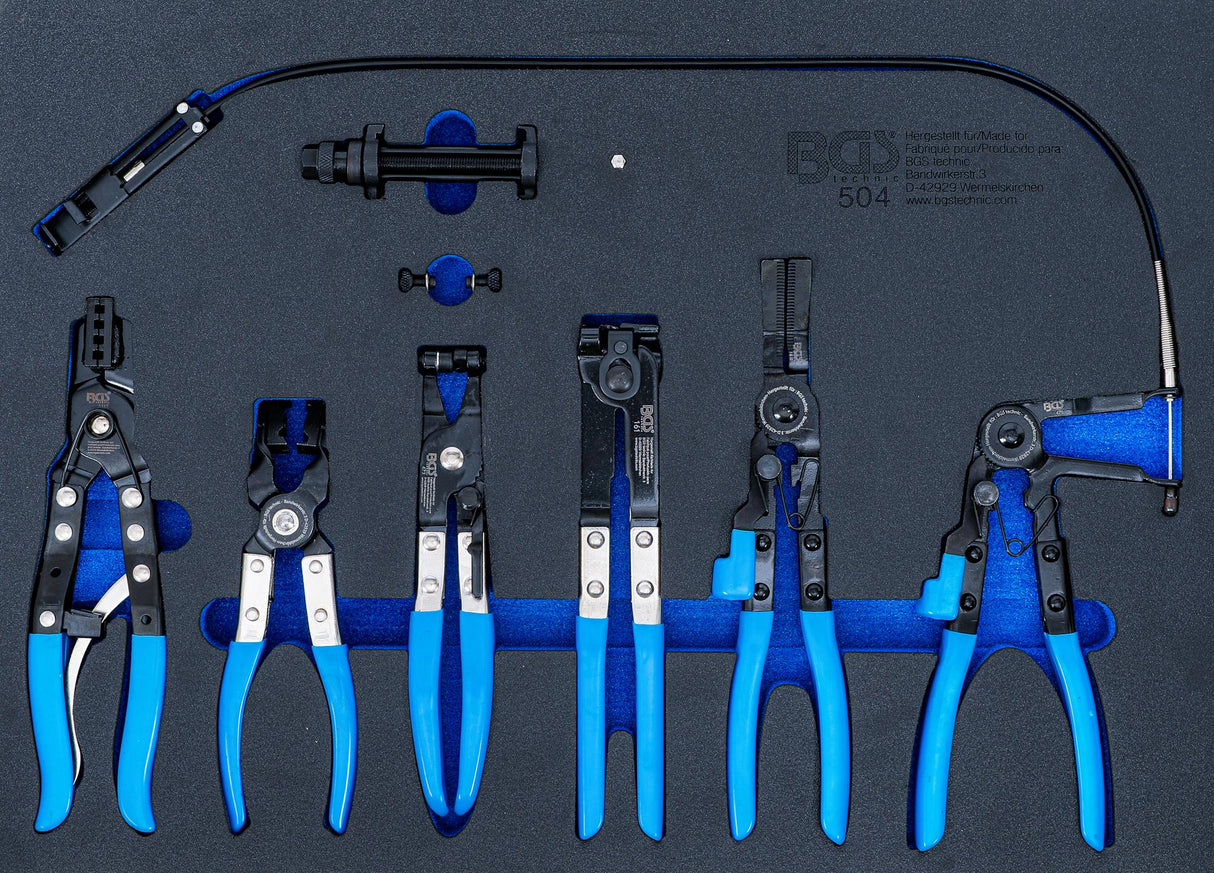 TOOL TRAY 3/3: HOSE CLAMP PLIERS SET (504)