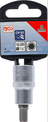 BIT SOCKET | 12.5 MM (1/2") | INTERNAL HEXAGON 8 MM (4254)