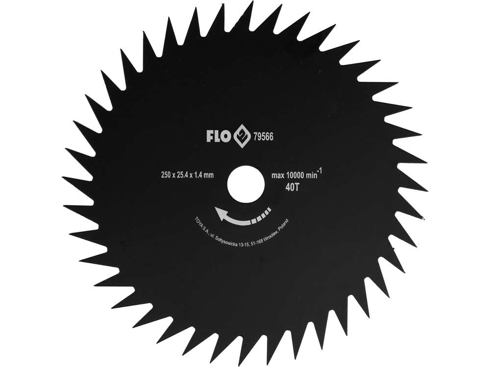 BRUSHCUTTER SAW BLADE 40T 250/25,4 MM (79566)