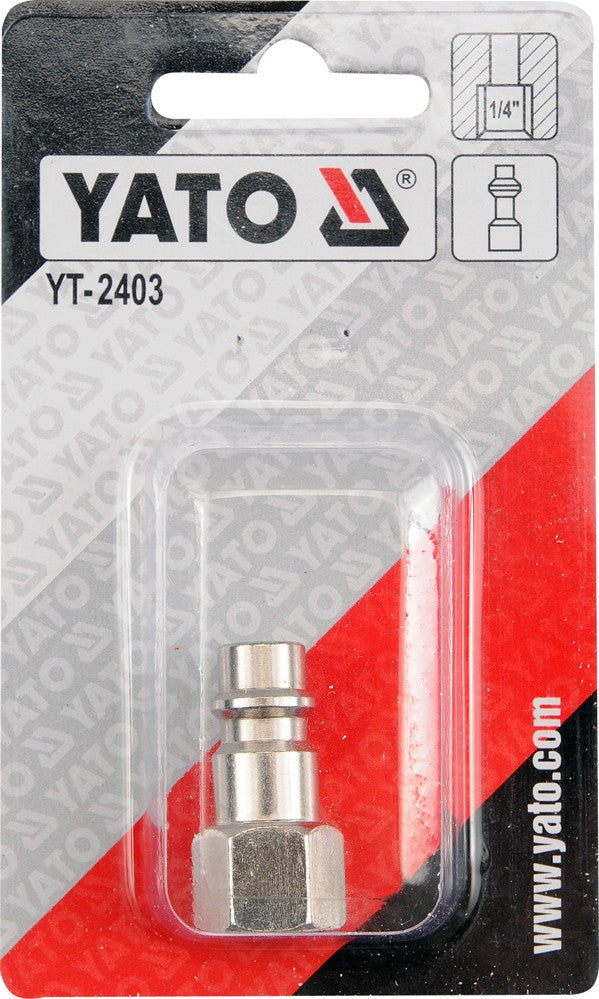 QUICK COUPLER 1/4"(F)X1/4"(M) (YT-2403)