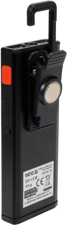 WORK LIGHT 500LM, LI-PO 3,7V 1500MAH (YT-08556)