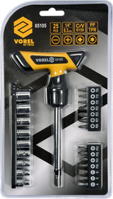 25PCS RATCHET SCREWDRIVER SET (65105)