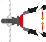HAND NUT TOOL M3/ M4/ M5/ M6/ M8/ M10 (YT-3612)