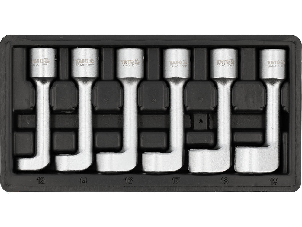 DIESEL INJECTOR LINE SOCKET SET 1/2" 6PCS (YT-17618)