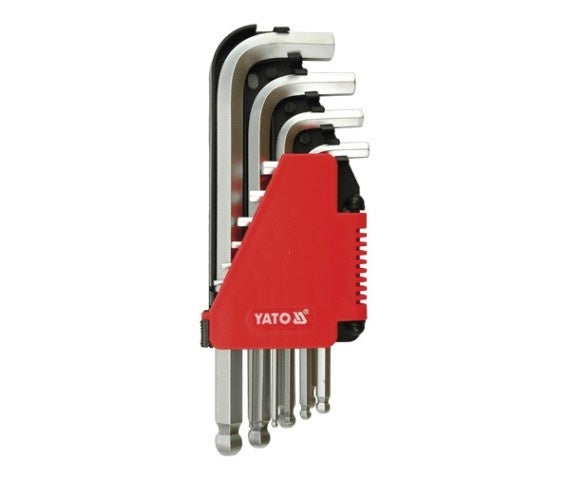 HEX KEY SET W. BALL 10PCS  2-12MM (YT-0509)