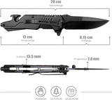 FOLDING KNIFE | STAINLESS STEEL | 20 CM (J12)