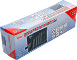 DOUBLE RING SPANNER SET | OFFSET | 6 X 7 - 30 X 32 MM | 12 PCS. (1214)