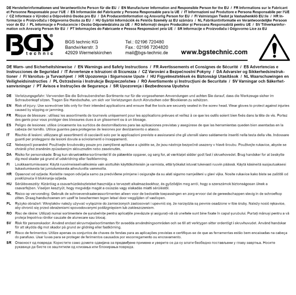 SCREWDRIVER SET | SPLINE (FOR XZN) | 5 PCS. (7924)