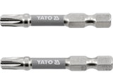 SCREWDRIVER BITS 1/4 50MM T30 2 PCS NI (YT-78035)