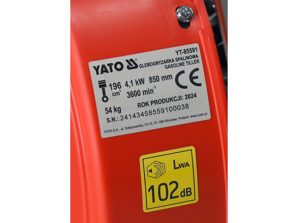 PETROL GARDEN TILLER 35/85 CM (YT-85591)