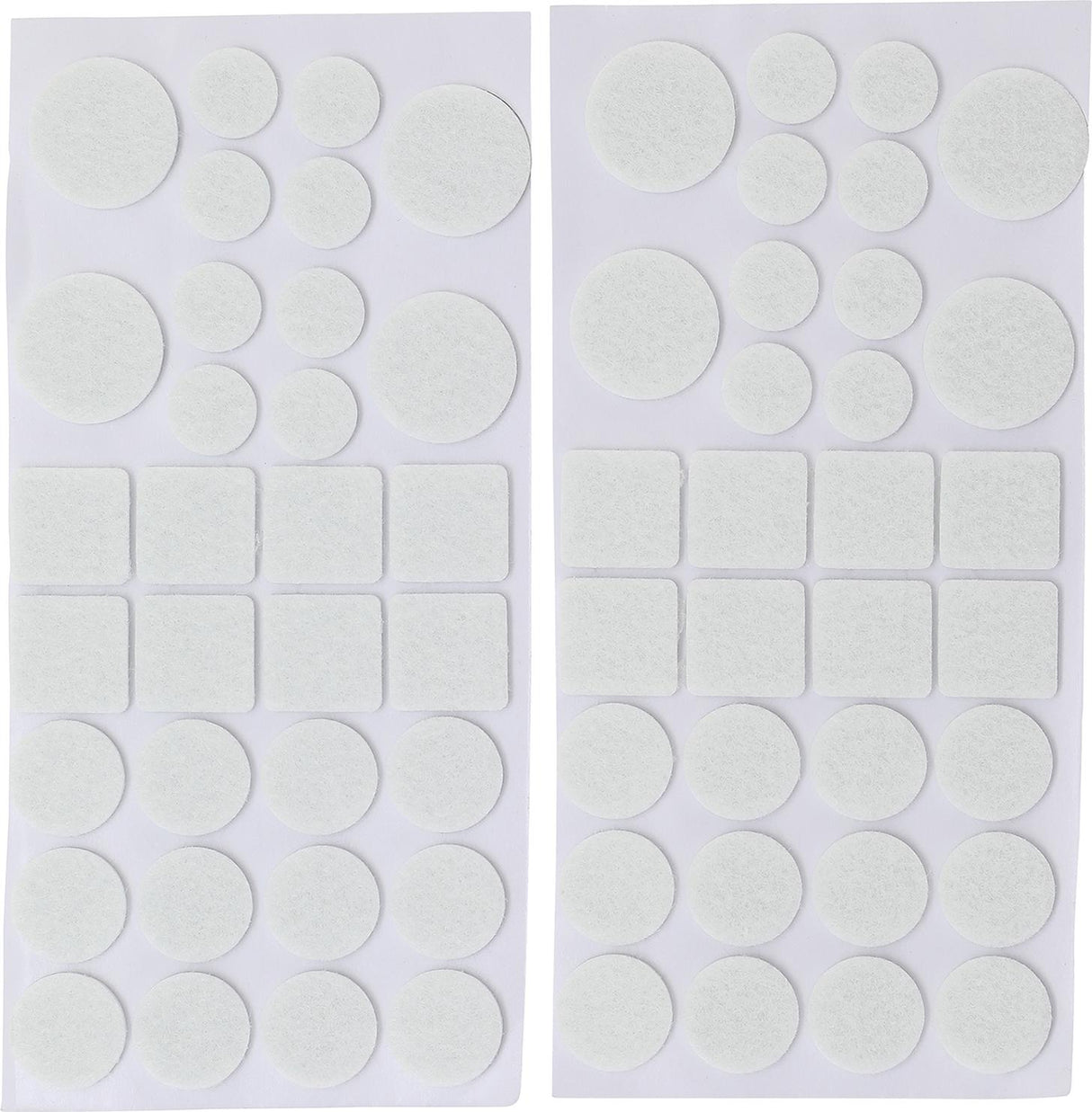 FELT PADS SET | WHITE | 64 PCS. (80701)