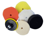 POLISHING PAD SET | CONICAL | Ø 115 MM | 7 PCS. (BW1007)