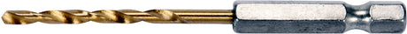 Poranterä metallille kuusiokolo 6,3 mm (1/4") HSS-TiN | 3,2 mm (YT-44755)