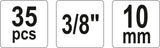 UNIVERSAL CALIPER WIND BACK ADAPTOR SET (YT-06822)