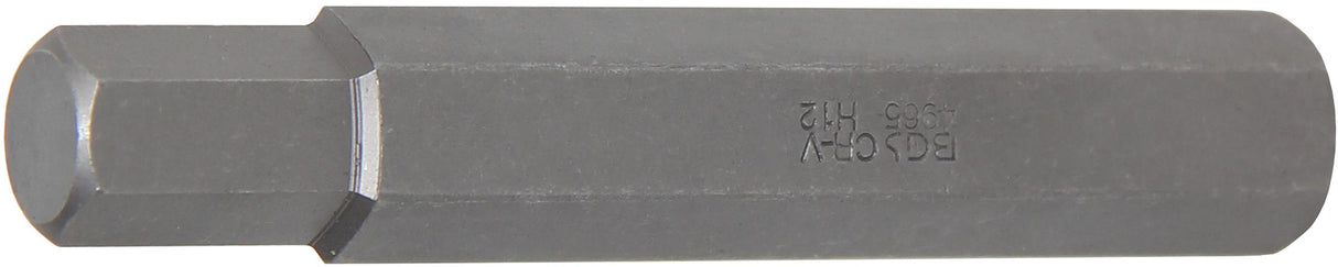 BIT | LENGTH 75 MM | 10 MM (3/8") DRIVE | INTERNAL HEXAGON 12 MM (4965)
