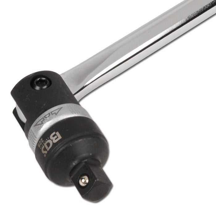 FLEXIBLE HANDLE WITH REVERSIBLE RATCHET | EXTERNAL SQUARE 12.5 MM (1/2"), 620 MM (228)