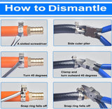 STAINLESS STEEL CLAMP CRIMPING PLIERS | PEX CINCH | WITH SET (CH31)