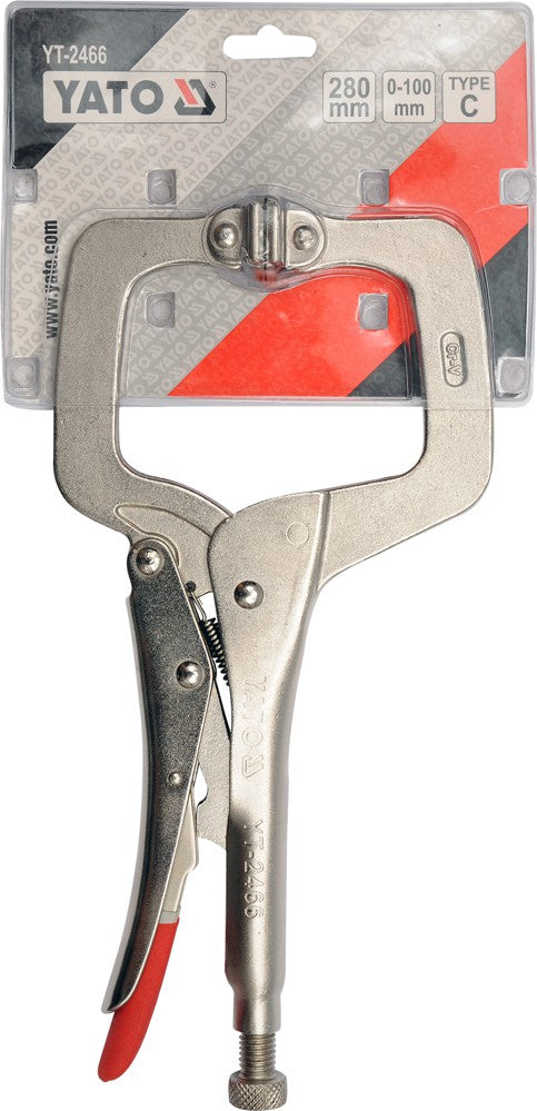 LOCKING PLIERS C TYPE 11" (280MM) (YT-2466)