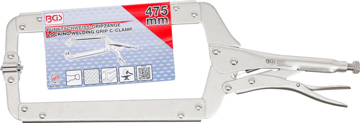 LOCKING WELDING C-CLAMP | 475 MM (497)