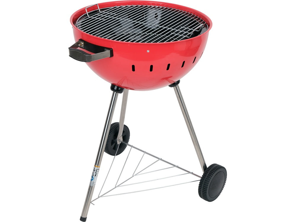 CHARCOAL BBQ, ROUNDED, 54CM RED (YG-20304)
