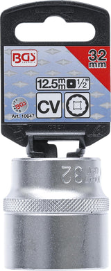 SOCKET, 12-POINT | 12.5 MM (1/2") DRIVE | 32 MM (10647)