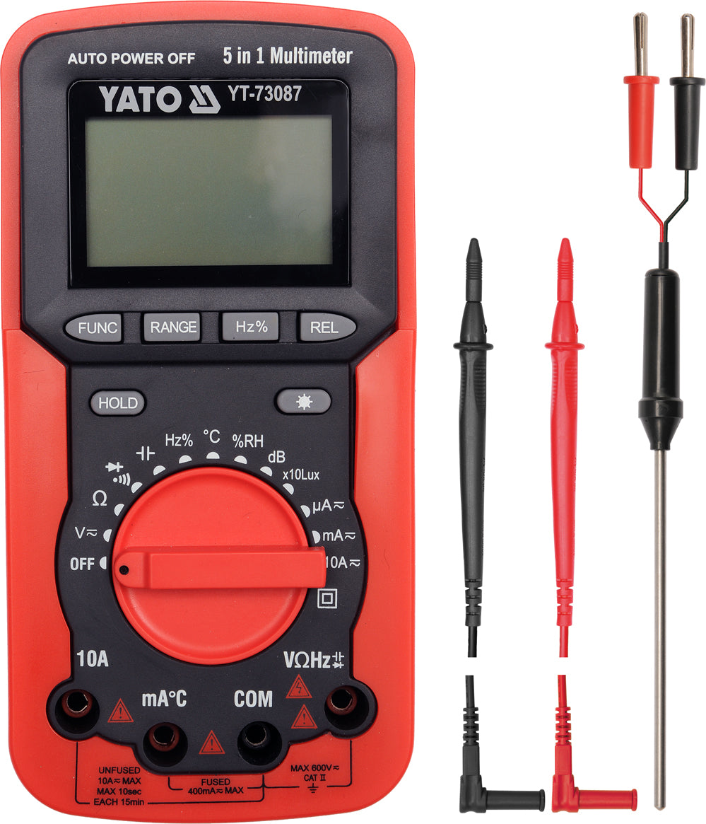 5 IN 1 AUTORANGING DIGITAL MULTIMETER (YT-73087)
