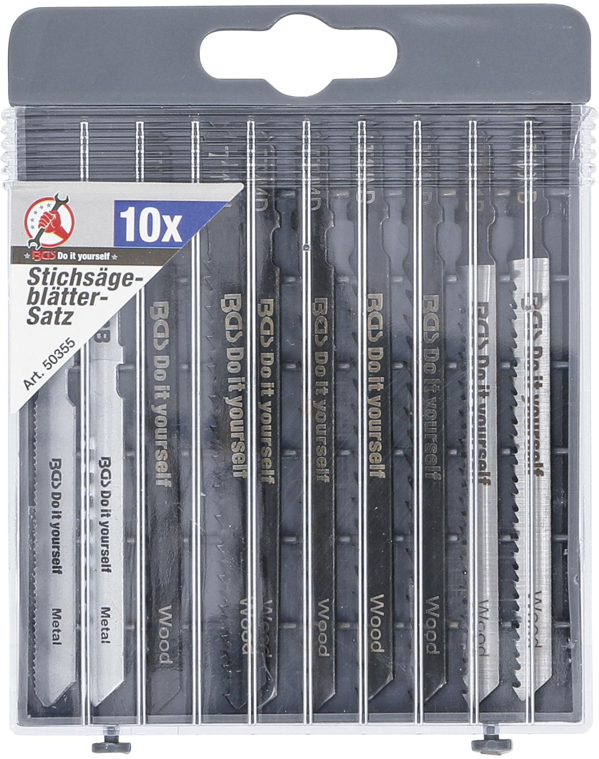 JIGSAW SAW BLADE SET | 10 PCS. (50355)