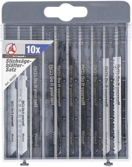JIGSAW SAW BLADE SET | 10 PCS. (50355)
