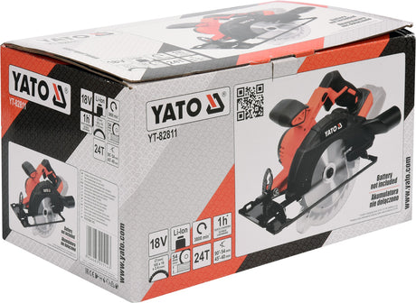 CIRCULAR SAW 18V 165MM - BODY (YT-82811)
