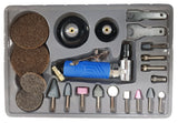 PNEUMATIC ANGLE | 90° | WITH POLISHING AND GRINDING SET | 23 PCS. (AT153)