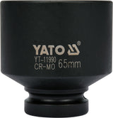 BI-HEXAGONAL IMPACT SOCKET 1" 65MM (YT-11990)