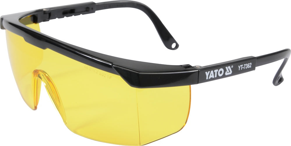 SAFETY GLASSES YELLOW (YT-7362)