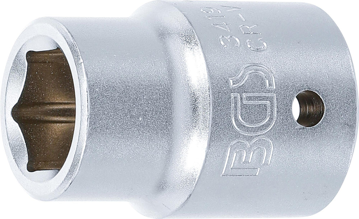 SOCKET, HEXAGON | 20 MM (3/4") DRIVE | 19 MM (3419)