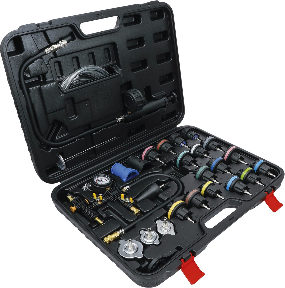RADIATOR PRESSURE AND COOLING SYSTEM TESTER | 27 PCS. (98098)