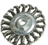 DISC TYPE BRUSH WITH THREAD | COARSE STEEL | 125 X M14 (ES742125S)