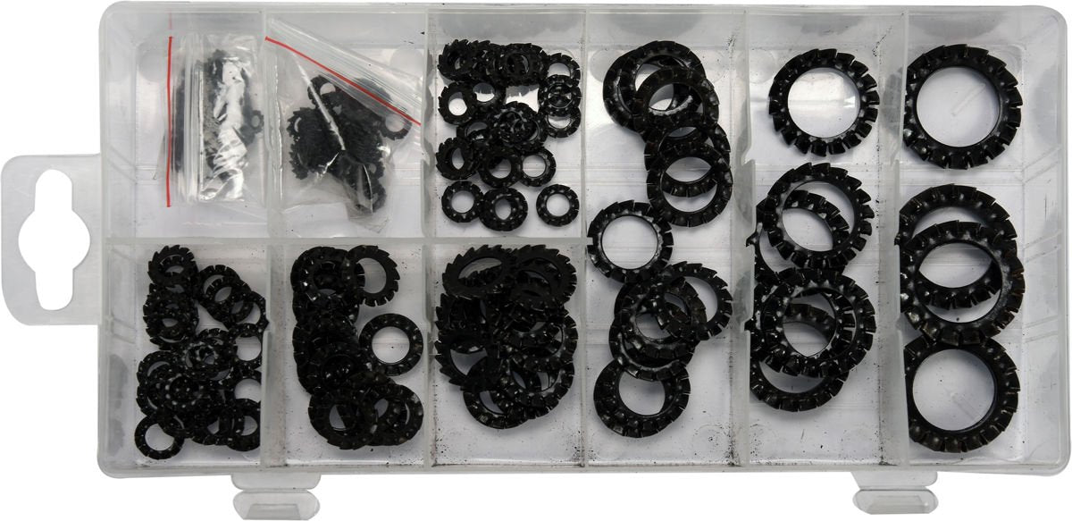 ANTI-VIBRATION WASHER SET | MIX / 3 - 19 MM | 200 PCS. (YT-06863)