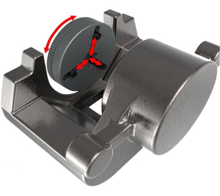 BRAKE PISTON RESET TOOL | UNIVERSAL | LEFT + RIGHT THREAD | 6 PCS. (9159)