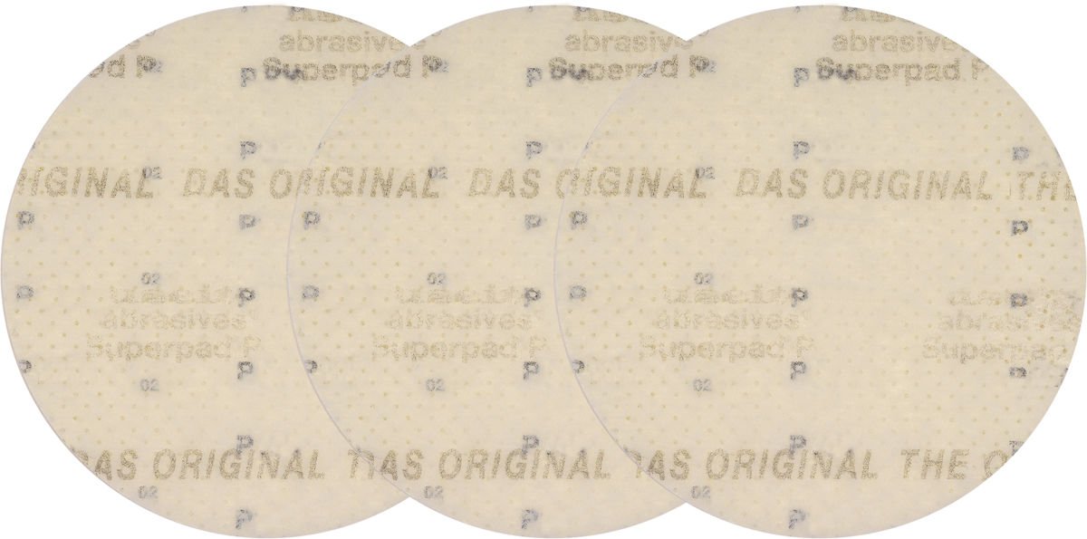 SANDING DISC PERFORATED | VELOUR | DUST-FREE SANDING | 225 MM / P60 | 3 PCS. (YT-84600)