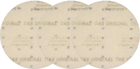 SANDING DISC PERFORATED | VELOUR | DUST-FREE SANDING | 225 MM / P60 | 3 PCS. (YT-84600)