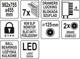 ROLLER CABINET LED LOGO (YT-09004)